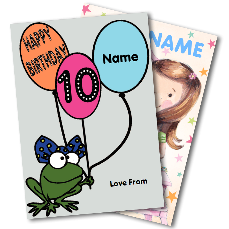 10th Birthday Card