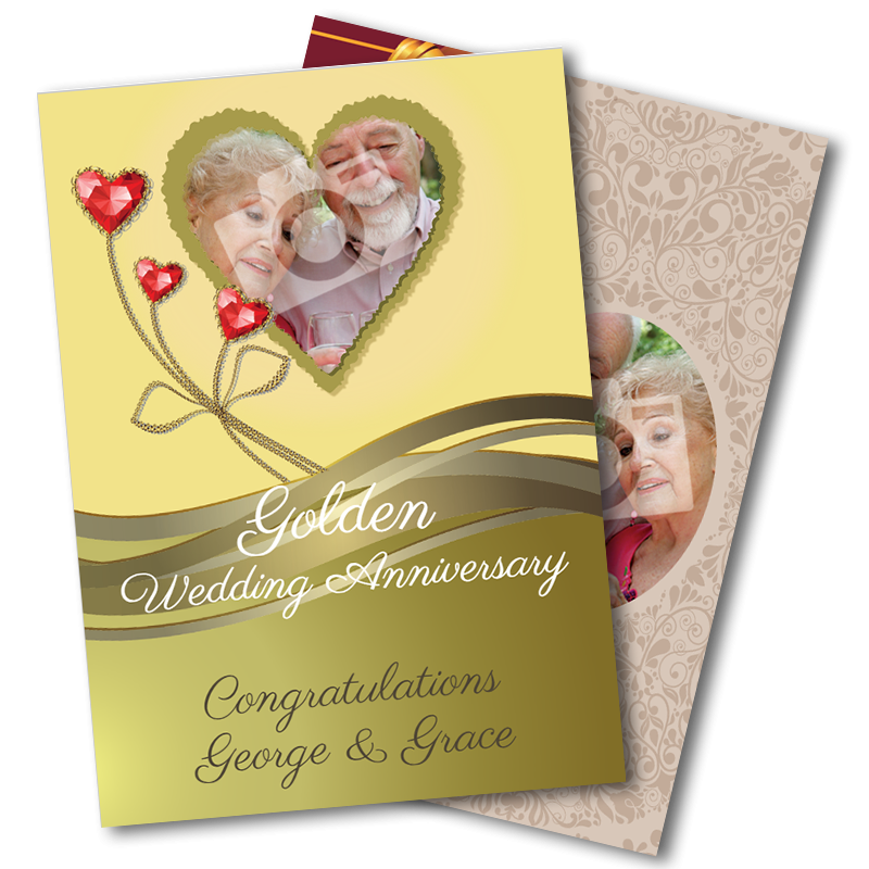 50th Wedding Anniversary - Golden