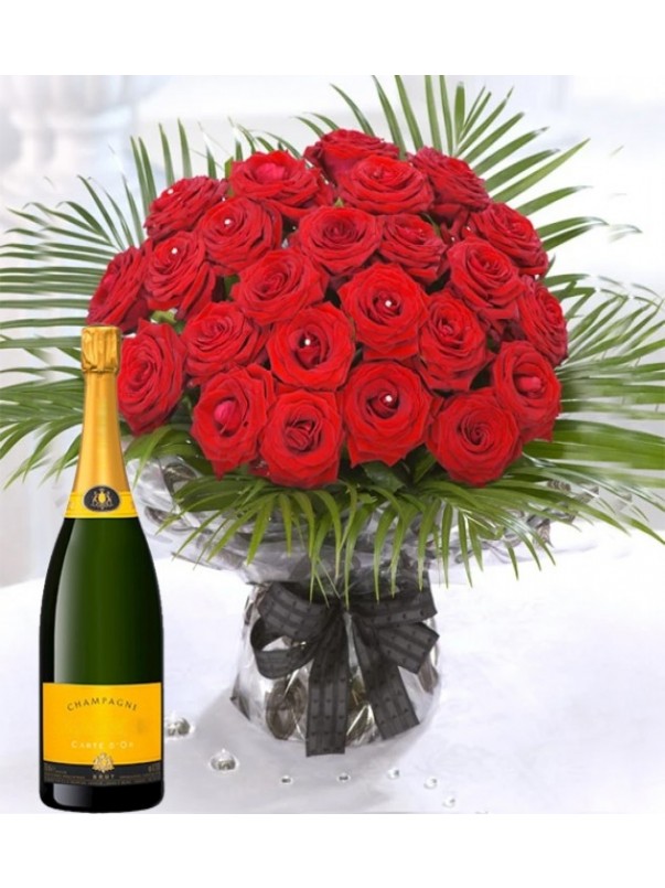 24 Roses & Champagne