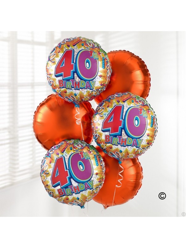 40th Special Birthday Balloon Bouquet