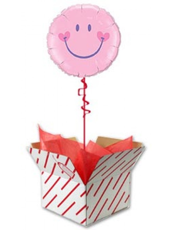  Sweet Smile Face Pink Balloon