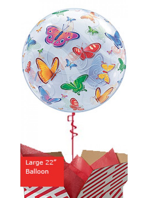  Large Butterflies Bubble Balloon