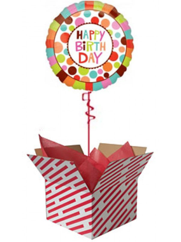  Happy Birthday Dots Balloon