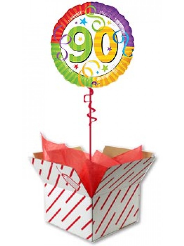 90th Birthday Helium Balloon  