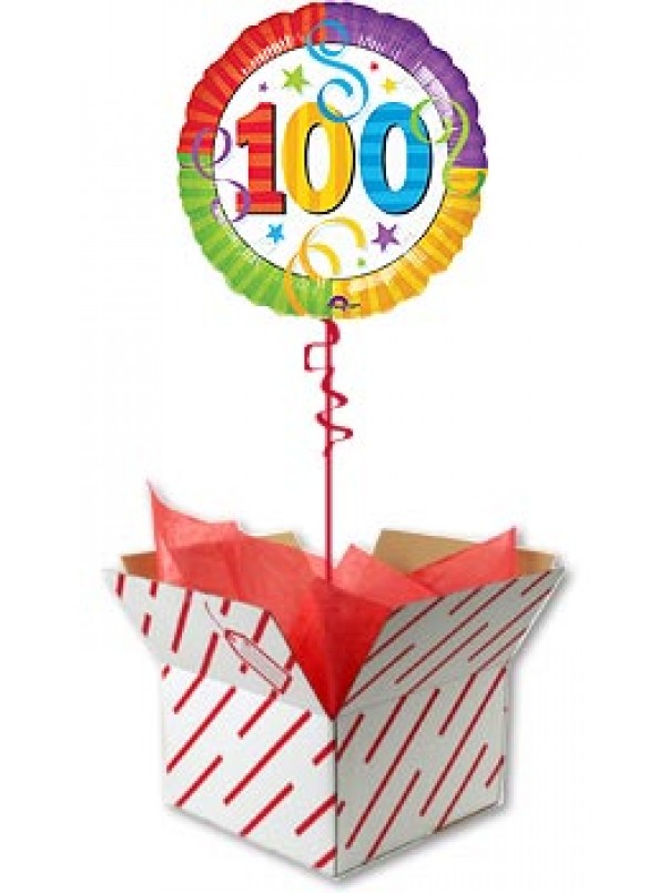 100th Birthday Helium Balloon