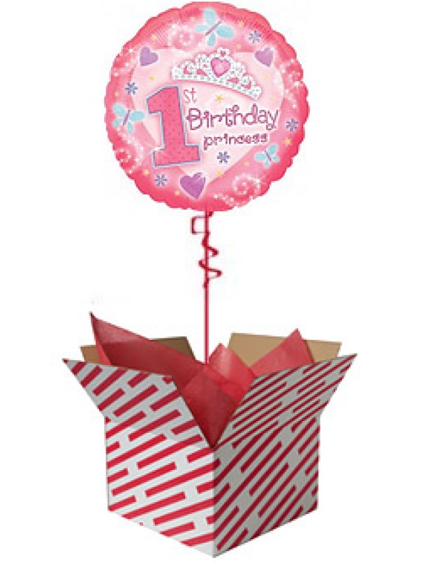 Princess First Birthday Balloon Gift