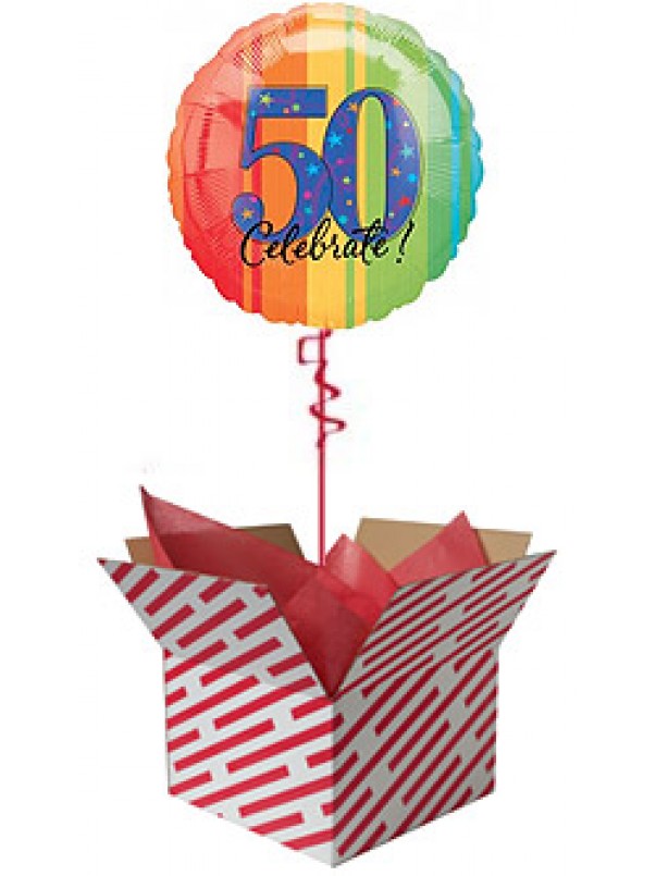 Celebrate 50th Birthday Balloon