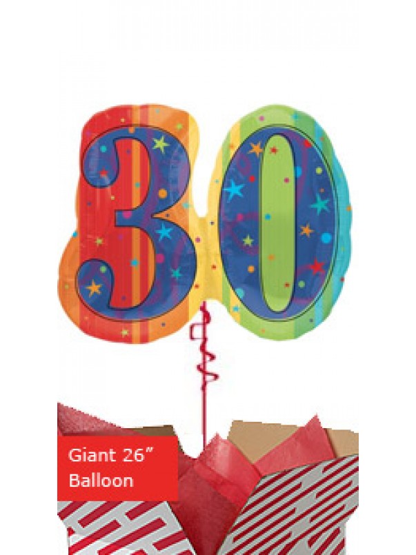 Giant Celebrate 30th Birthday Balloon