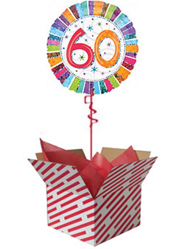 60th Radiant Birthday Balloon
