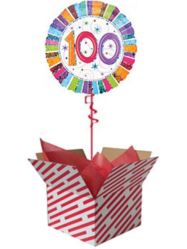 100th Radiant Birthday Balloon Gift