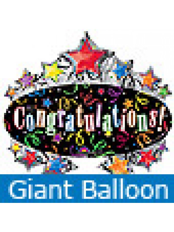 Large Congratulations Marquee Balloon