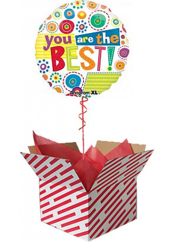 You Are The Best Whimsy Dots Foil Balloon