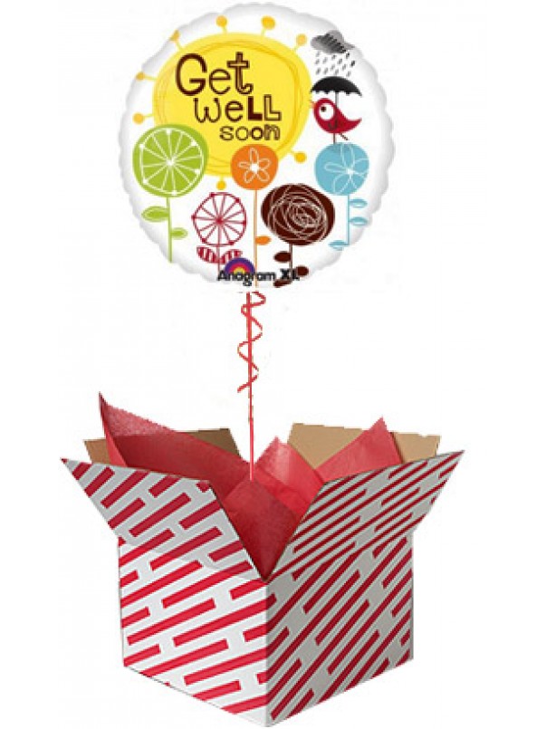 Get Well Messages Balloon Gift