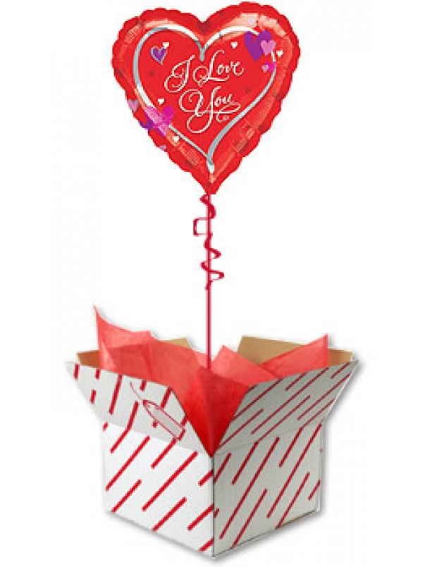  Love Script Balloon - Love Present