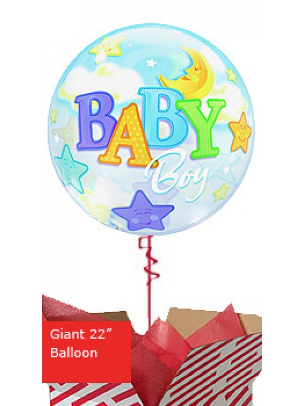 Baby Boy Airplanes Balloon Gift