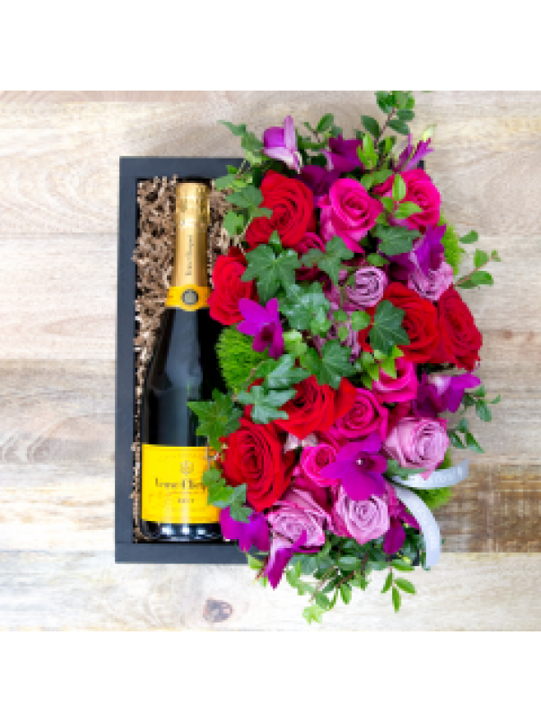 Champagne Flower Crate