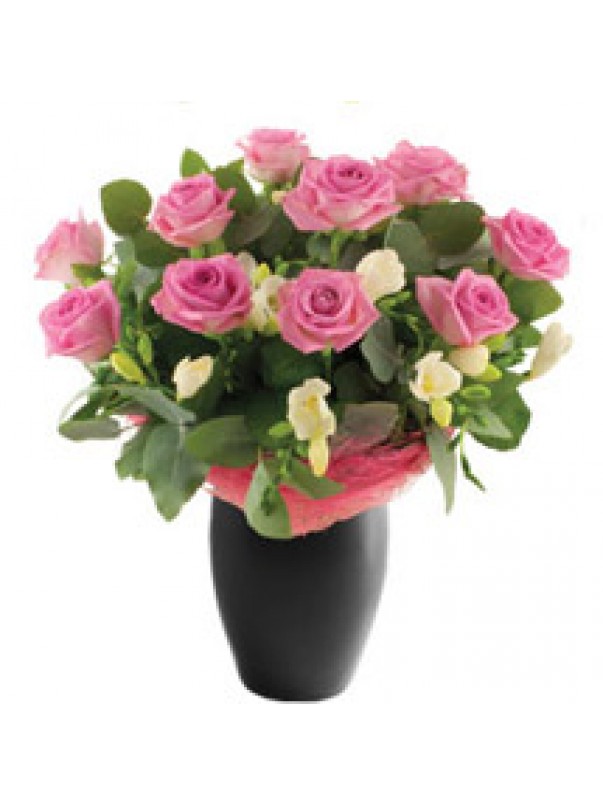 Dozen Pink Roses