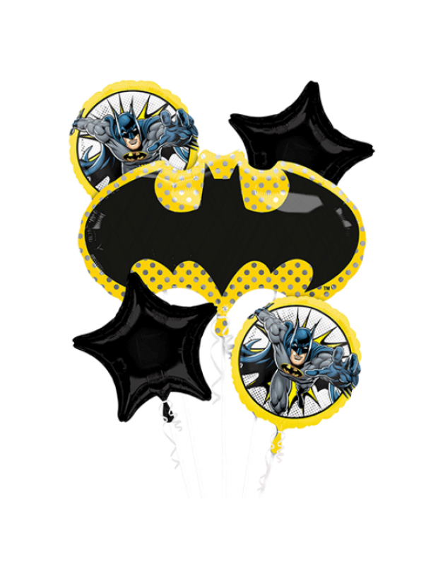 Batman foil balloon bouquet (5)
