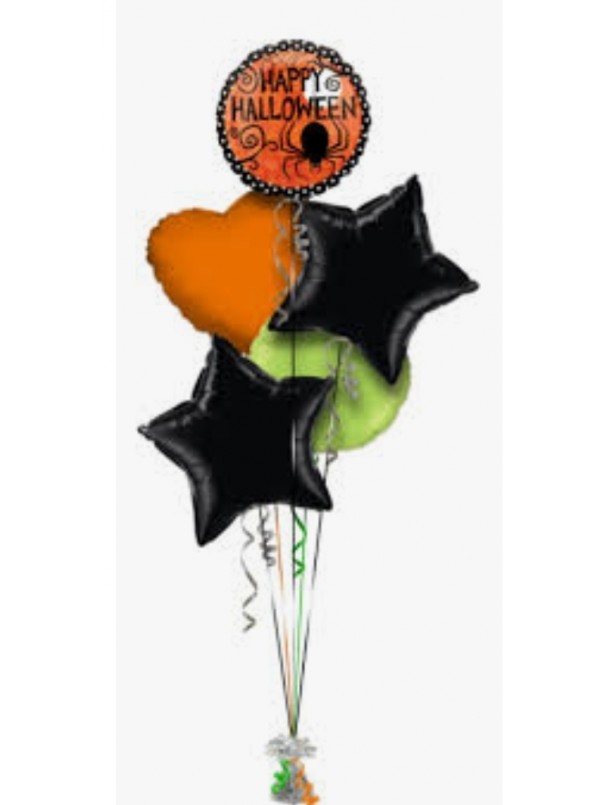 Halloween Balloon Bouquet (5 Balloons)