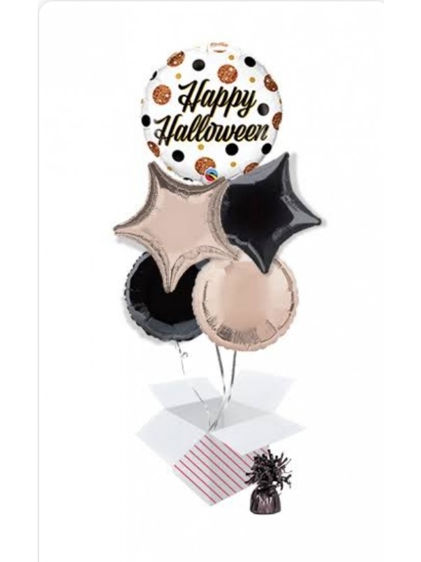 Happy Halloween Balloon Bouquet (5 Balloons)