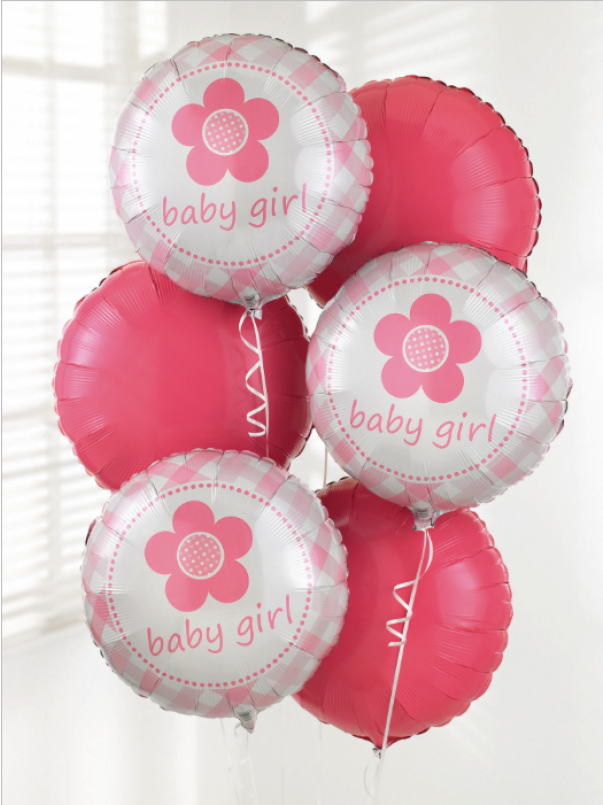 It's A Girl Balloon Bouquet (3)