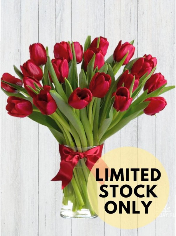  20 Red Tulips