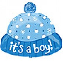  It's a Baby Boy Hat Balloon