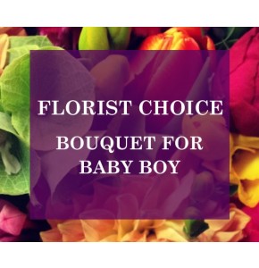 Florists Choice Bouquet For Baby Boy
