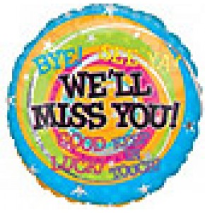 We'll Miss You Messages Balloon
