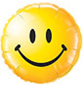 Smiley Face Balloon - Yellow