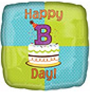 Happy B Day Balloon