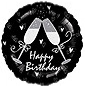 Happy Birthday Toast Balloon Gift