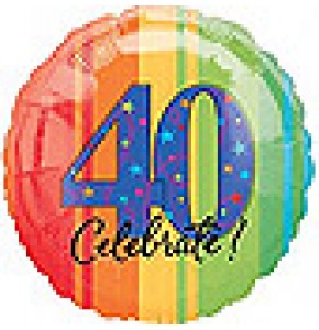 Celebrate 40th Birthday Balloon