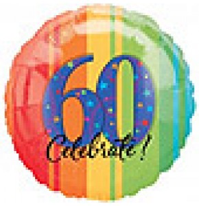  Celebrate 60th Birthday Balloon