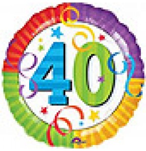 Perfection 40 Birthday Balloon