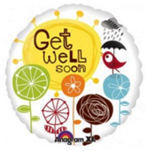 Get Well Soon Birdie Balloon