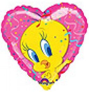 Tweety Heart Shaped Balloon