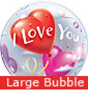  Large I Love You Hearts Balloon