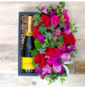 Champagne Flower Crate