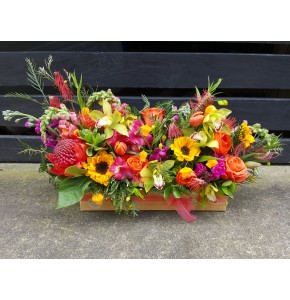 Colourful Flower Crate