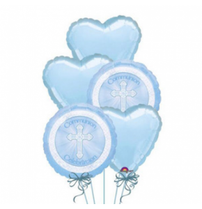 Boys Communion Balloon Bouquet (5)