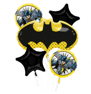 Batman foil balloon bouquet (5)