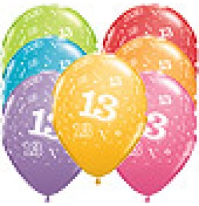 13th Birthday Balloons