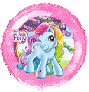 18" LOOSE MY LITTLE PONY (PINK) FOIL