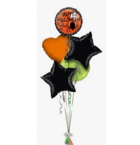 Halloween Balloon Bouquet (5 Balloons)