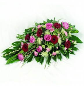 Pink & Red Funeral Spray